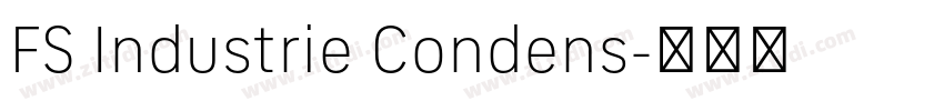 FS Industrie Condens字体转换 FS Industrie Condens字体转换